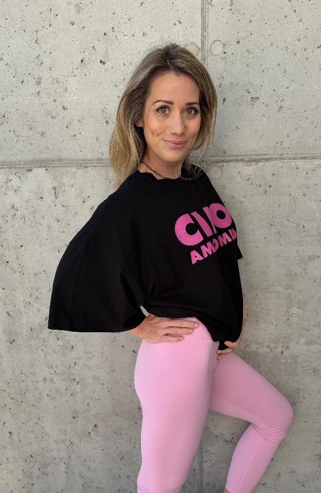 Dámske oversize tričko CIAO - čierne